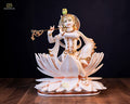 Lord Krishna Statue 21 cm Marble Dust Krishna Moorti 