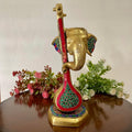  Lord Ganesh Statue 11.5 Inch Veena Ganesh Idol 