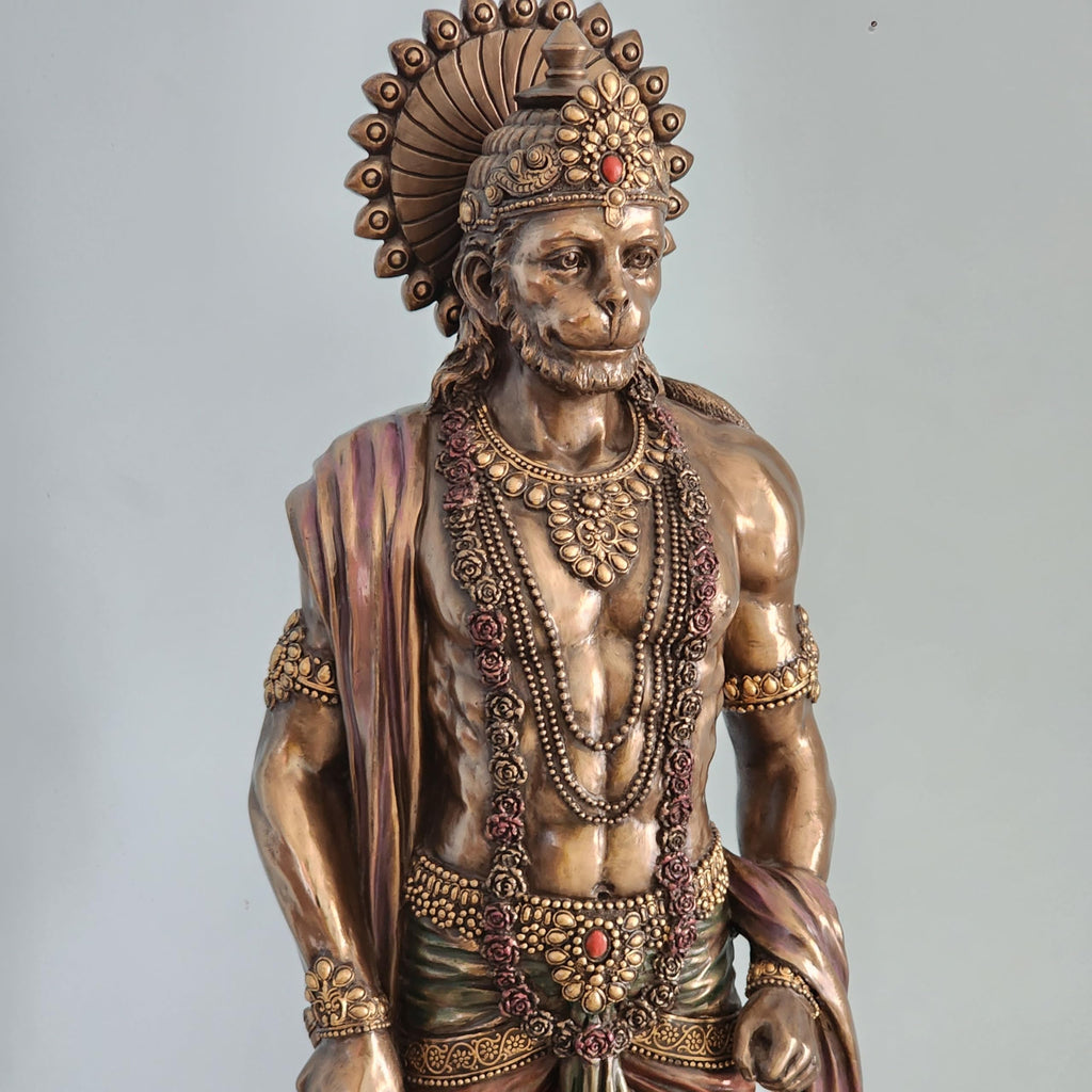 Bonded Bronze Cold Cast Bajrangbali Idol