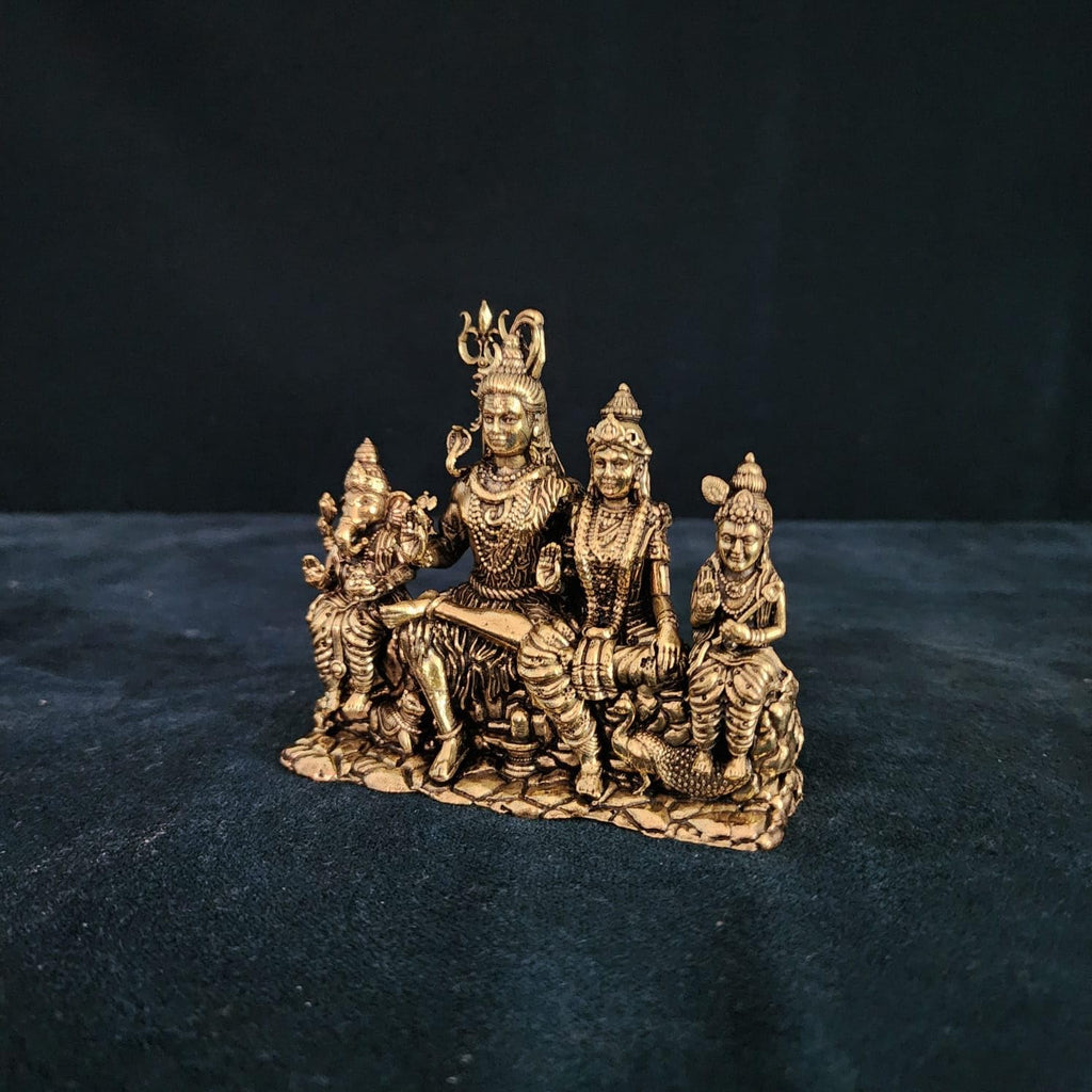Premium Brass Shiv parivaar murti