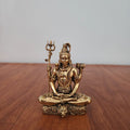 3 inch shiva statue premium brass | mahadev shiv shankar | meditation pose