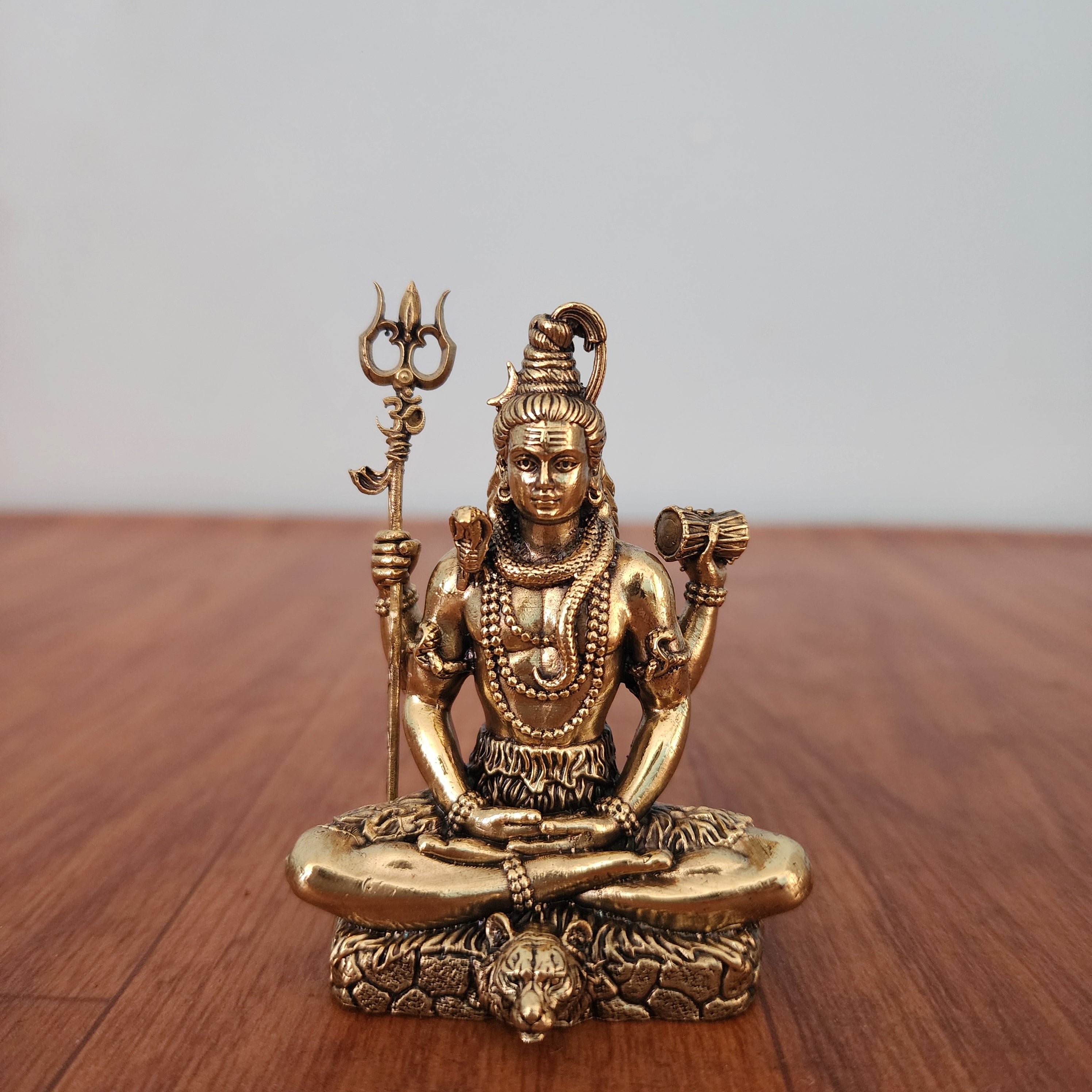 3 inch shiva statue premium brass | mahadev shiv shankar | meditation pose
