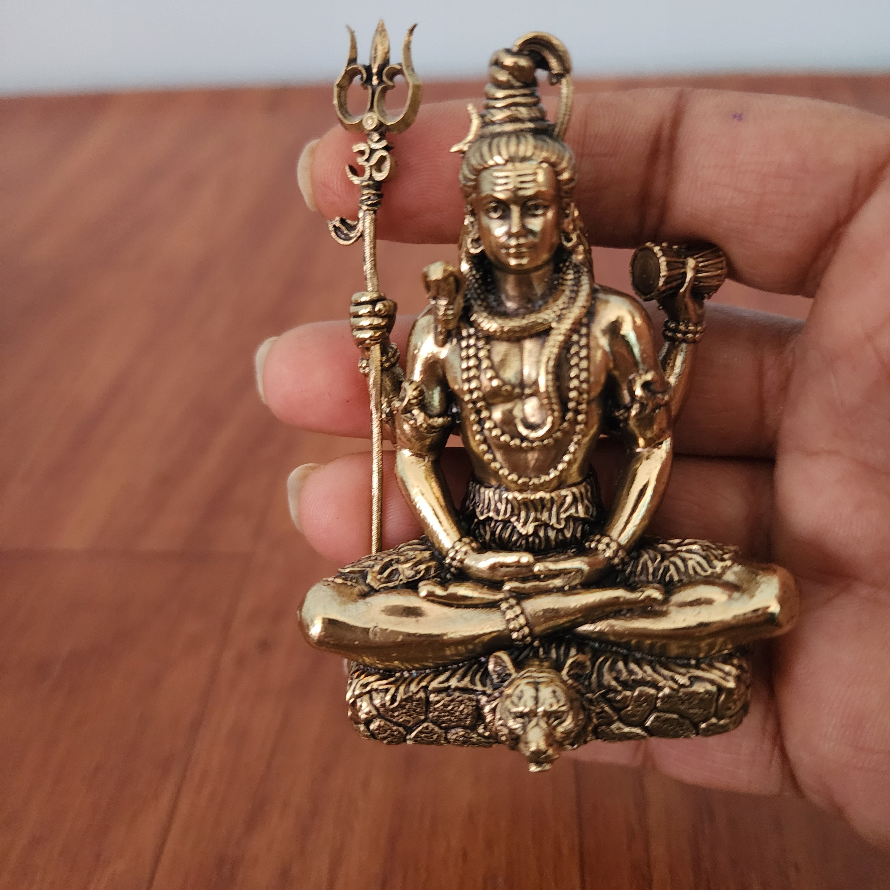 3 inch shiva statue premium brass | mahadev shiv shankar | meditation pose