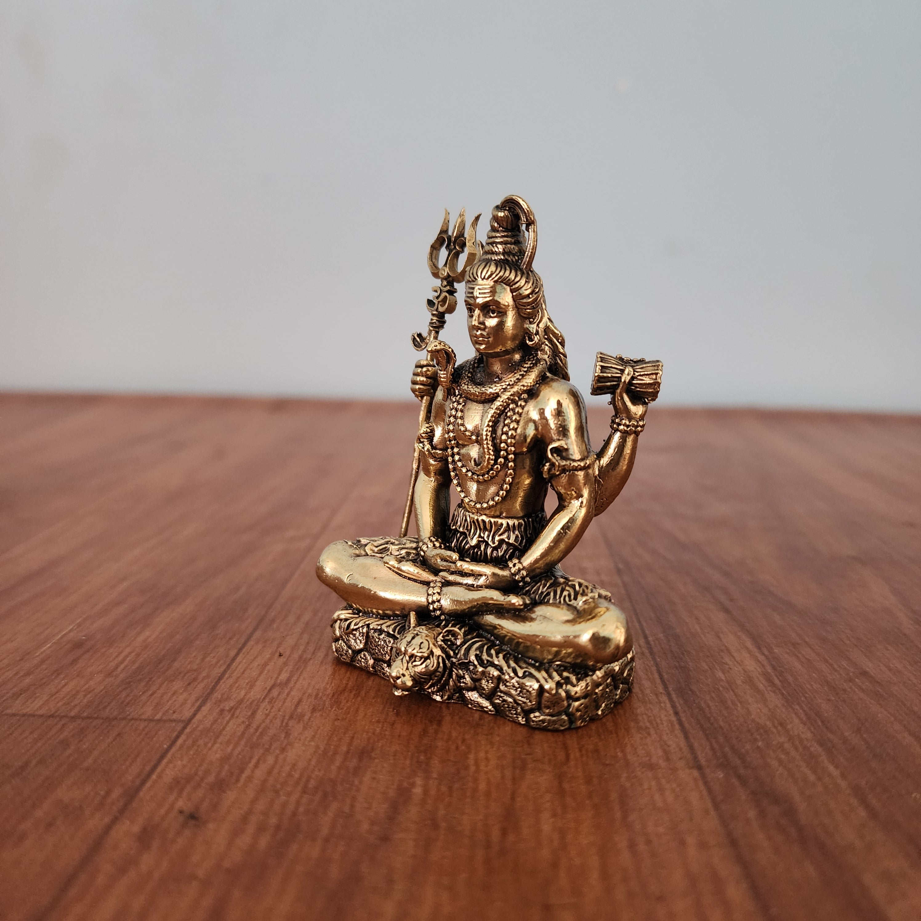 3 inch shiva statue premium brass | mahadev shiv shankar | meditation pose