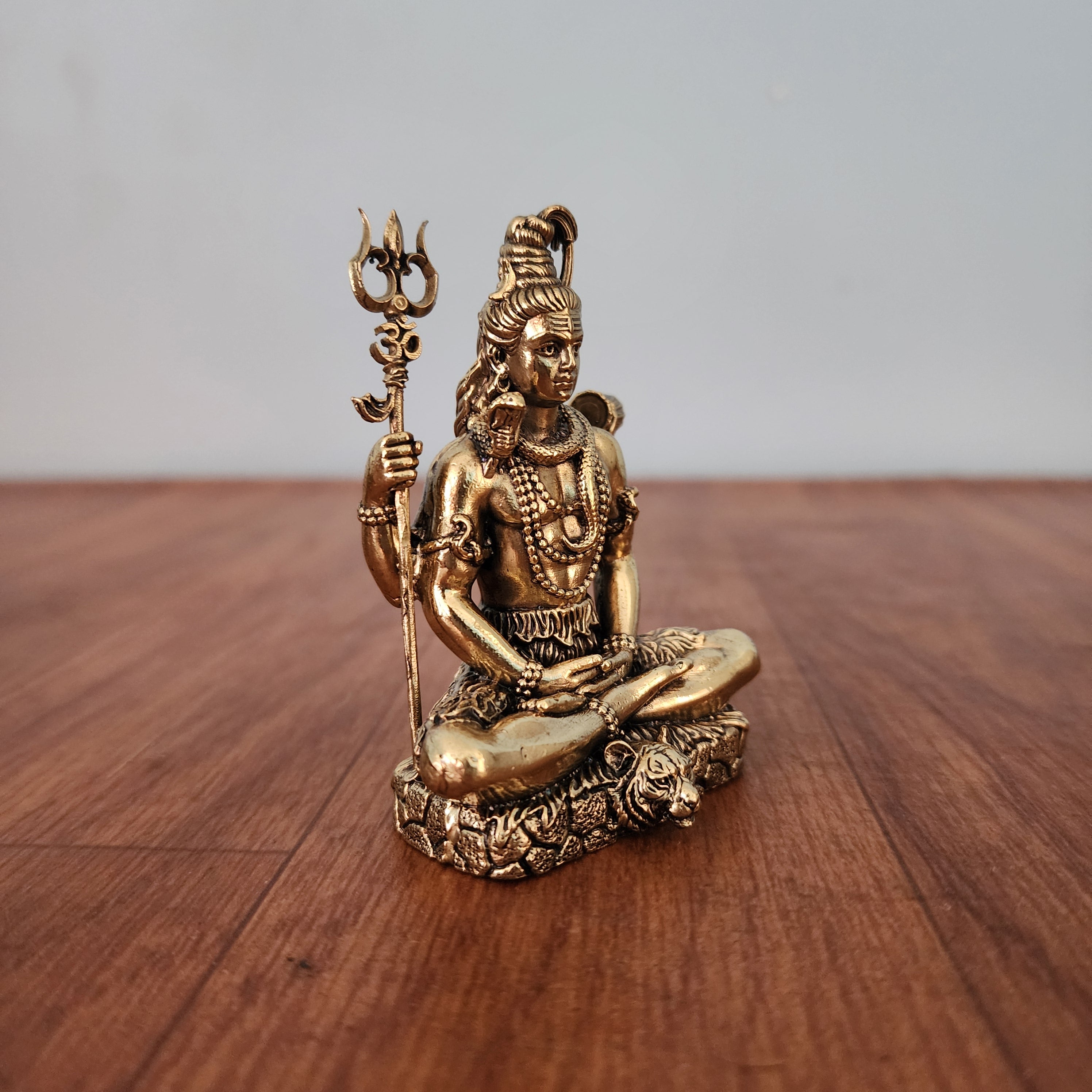 3 inch shiva statue premium brass | mahadev shiv shankar | meditation pose