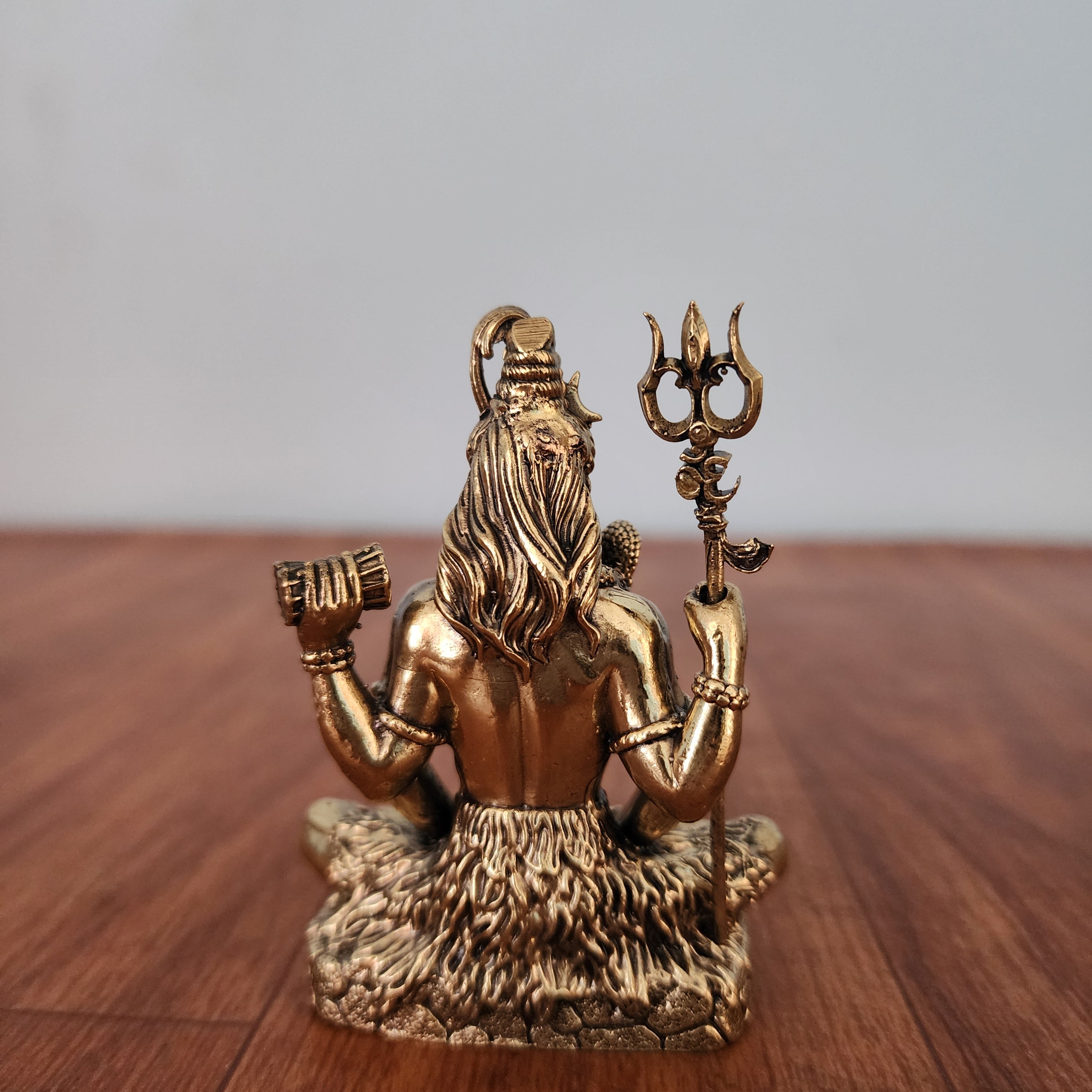 3 inch shiva statue premium brass | mahadev shiv shankar | meditation pose