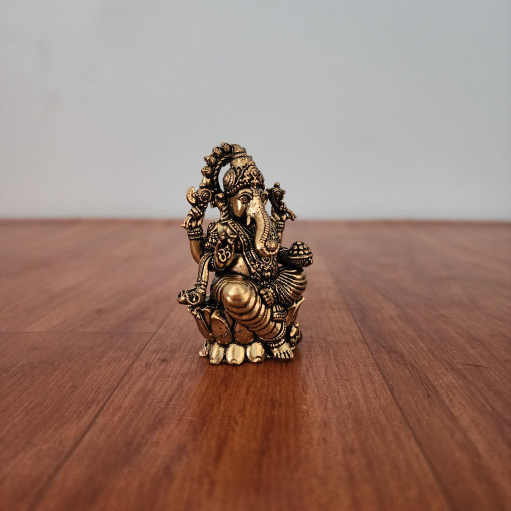 BRASS GANESH JI STATUE