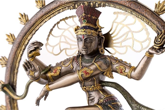 Lord Nataraja Statue 10 INCH Bronze Finished Dancing Shiva Idol