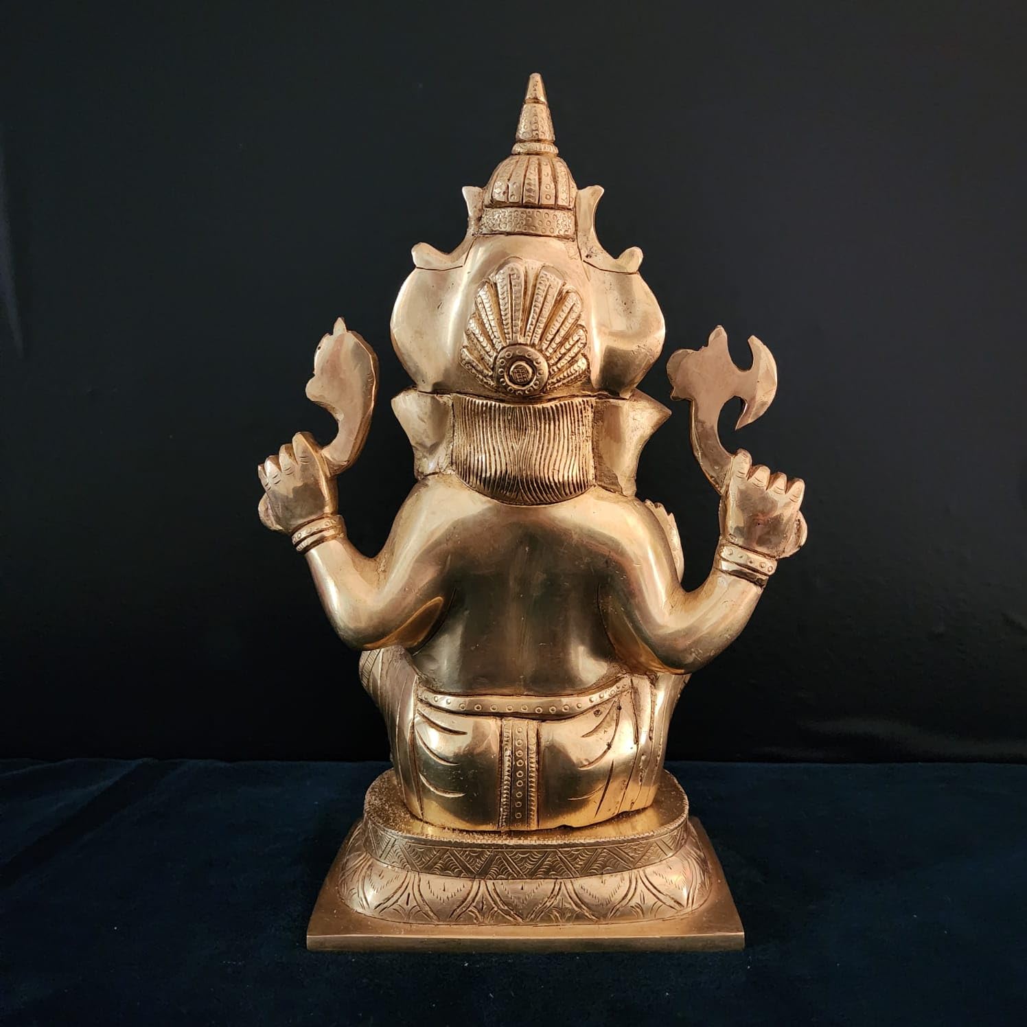 brass ganpati ji moorti for home and office 