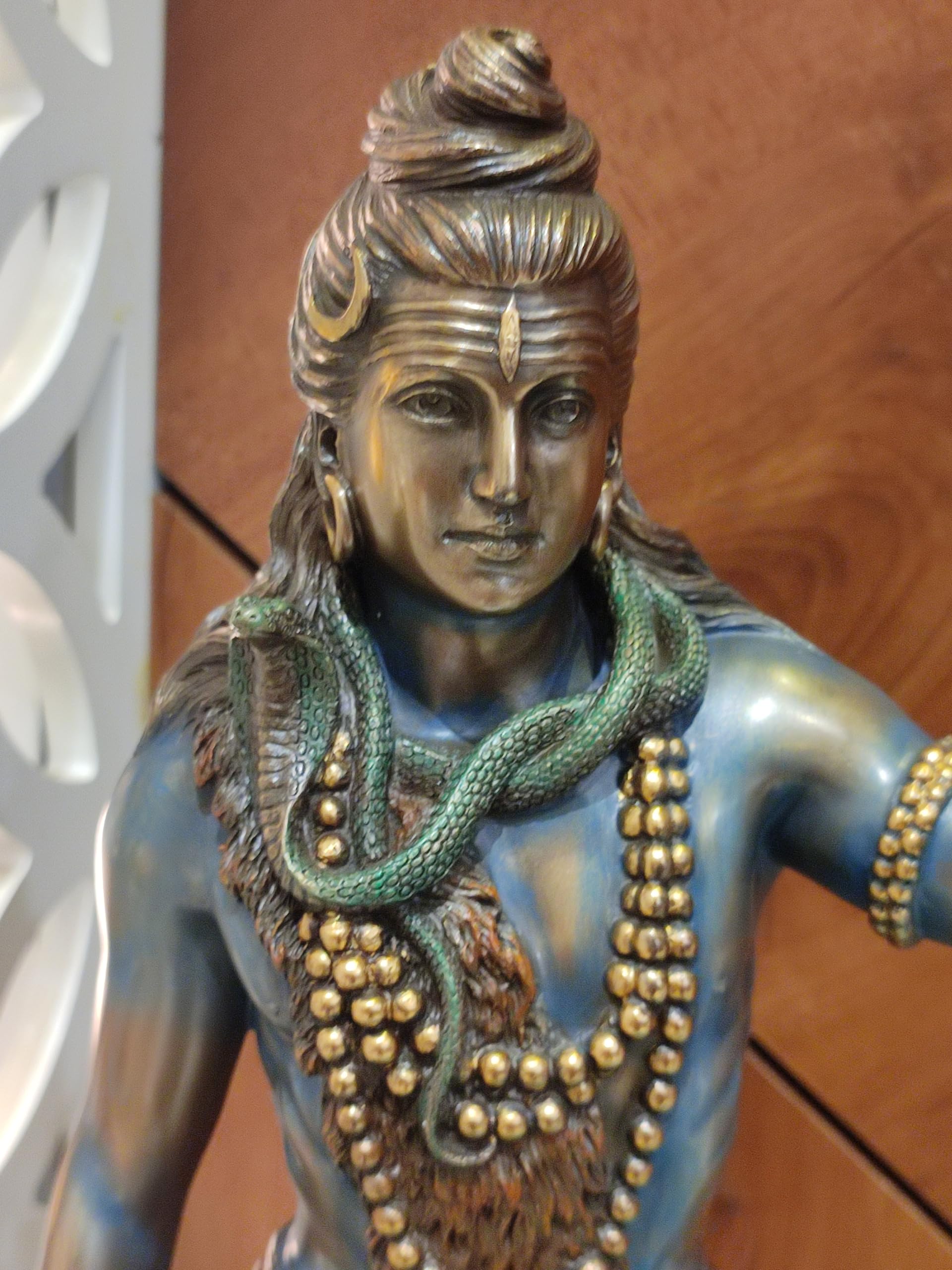 Lord Shiva Statue 20 Inch Bonded Bronze Standing Shiv Shankar Idol