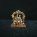 Premium Brass Sitting Lord Vishnu laxmi 5 Inch |singhasana Sitting