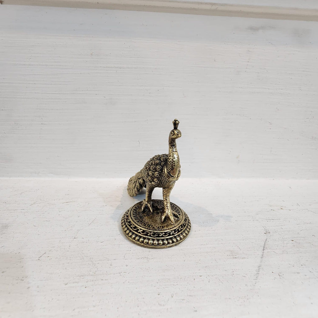 Premium Brass mini Peacock Idol | 2.5 INCH ( 41 gram )