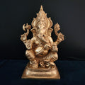 brass ganpati ji moorti for home and office 