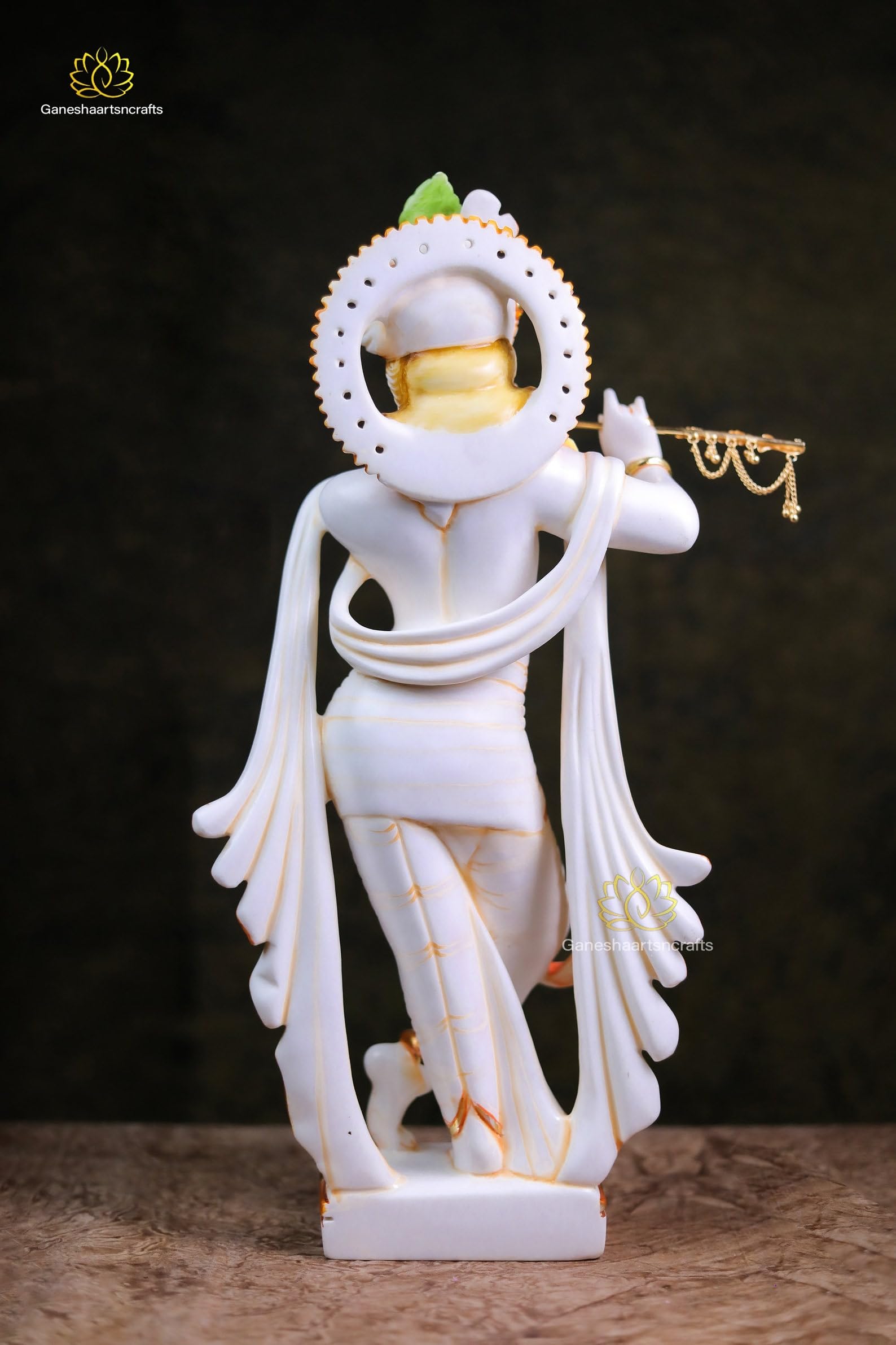 Lord Murli Manohar Krishna Ji Culture Marble Statue