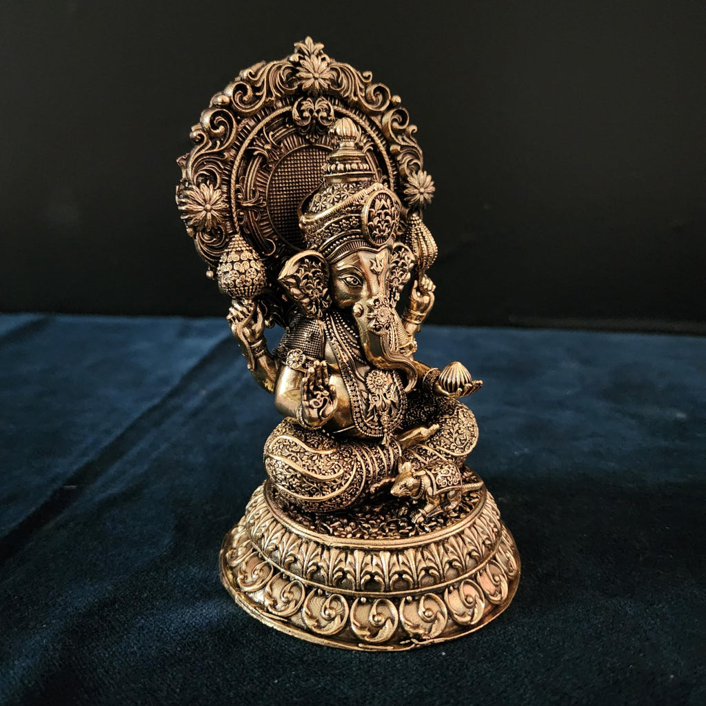 Lord Ganesha 5 Inch premium Brass Idol