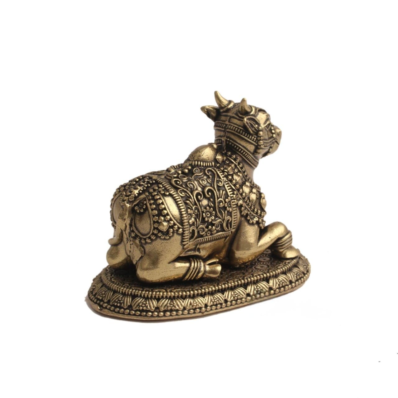Nandi Statue Premium Brass 2 inch (70 gram)