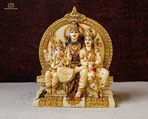 Shiv Parivar Statue Shiva Family Statue 8 Inch