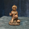 Lord Hanuman Statue 9 cm Bonded Bronze Cold Cast | Car Dashboard idea