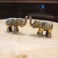 Pure Brass Elephant Set 1 INCH 1 Pair