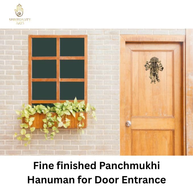 4 inch Panchmukhi Hanuman Ji wall or door hanging (100 Grams)