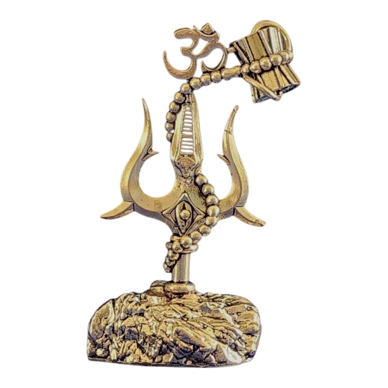 Shiva Trident with damru Idol 4 inch for car Dashboard Decor
