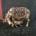 BIG Kamdhenu Statue with eight laxmi Premium Brass