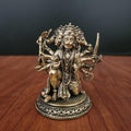 Premium Brass Panchmukhi Hanuman Statue 3 inch / 4.5 inch / 7 inch / (140 gram)
