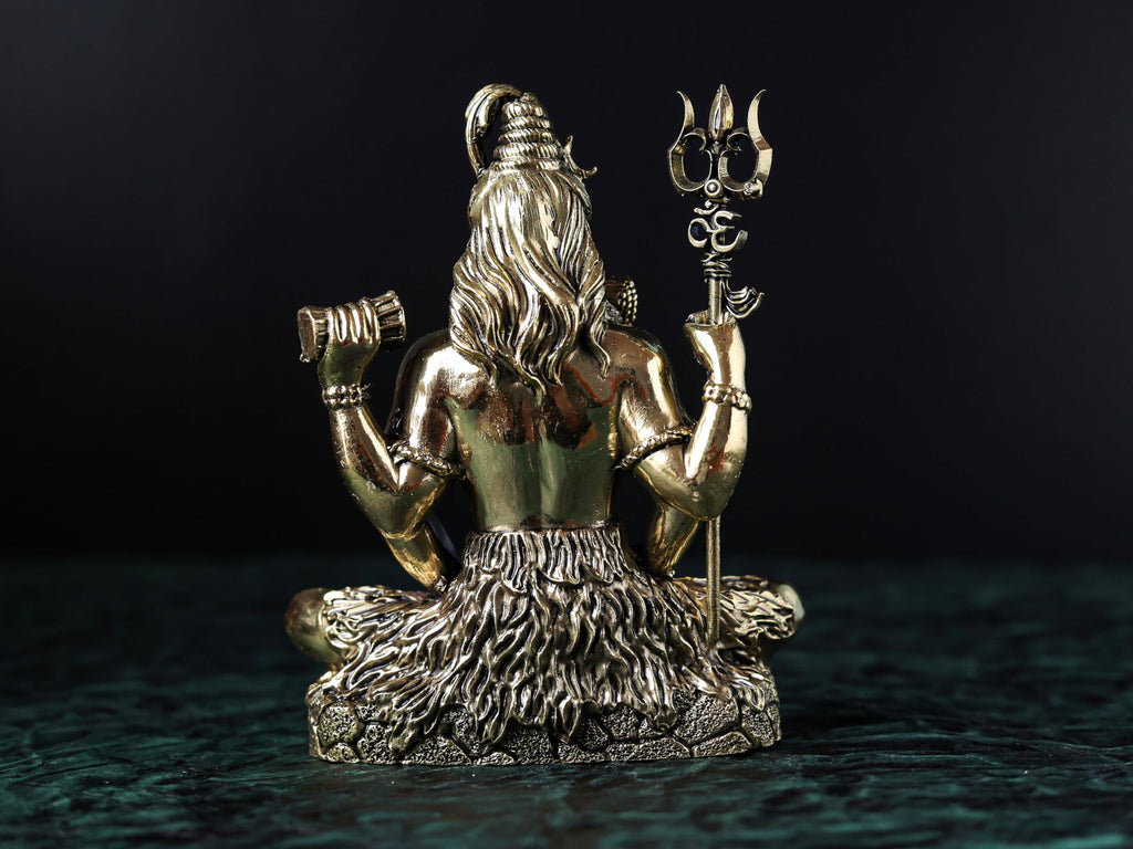 Premium Divine Shiva 2.5 inch / 3 / 4 / 6 / 7 Inch  inch Premium Brass