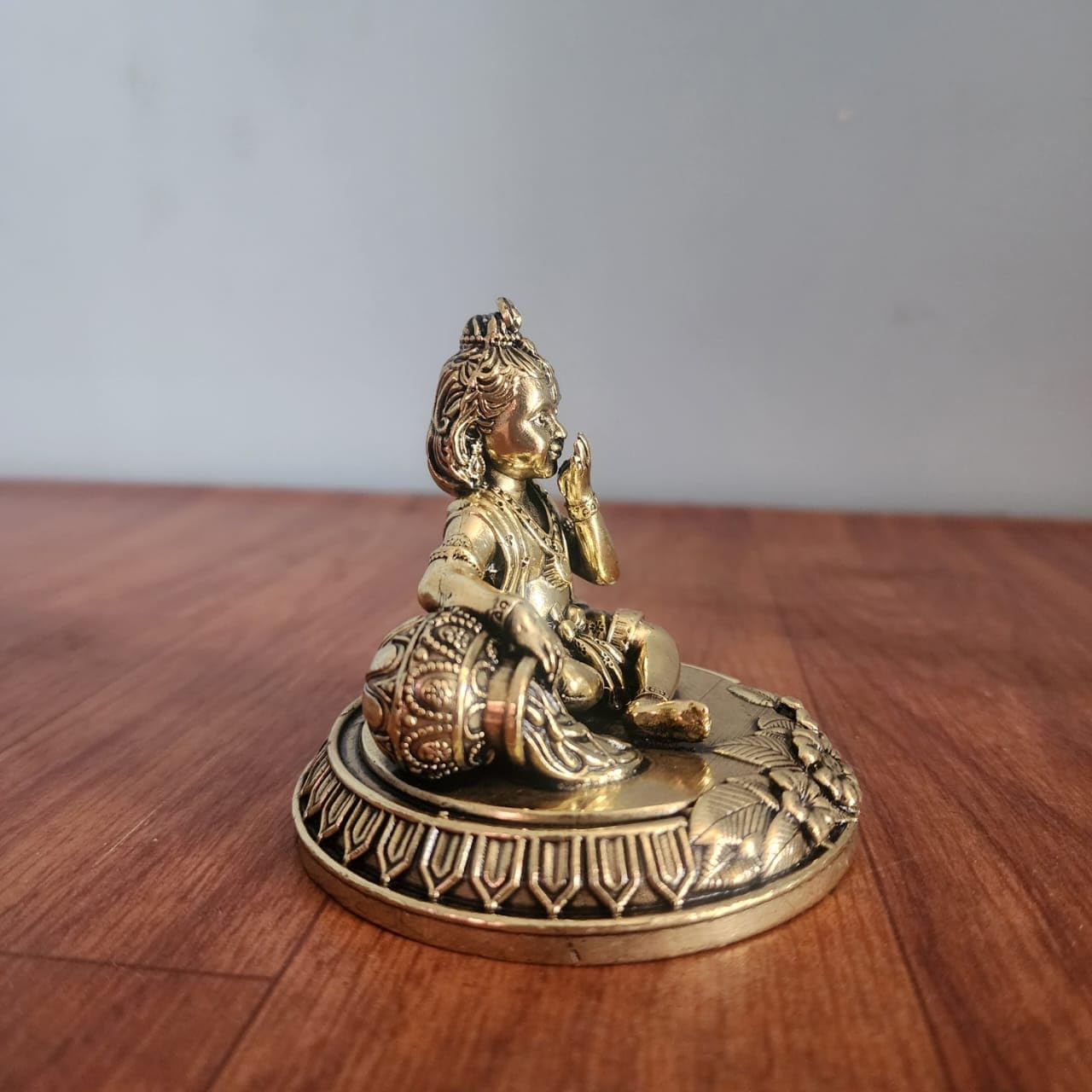Krishna Statue Premium Brass 7.8 cm Bal Gopal Idol