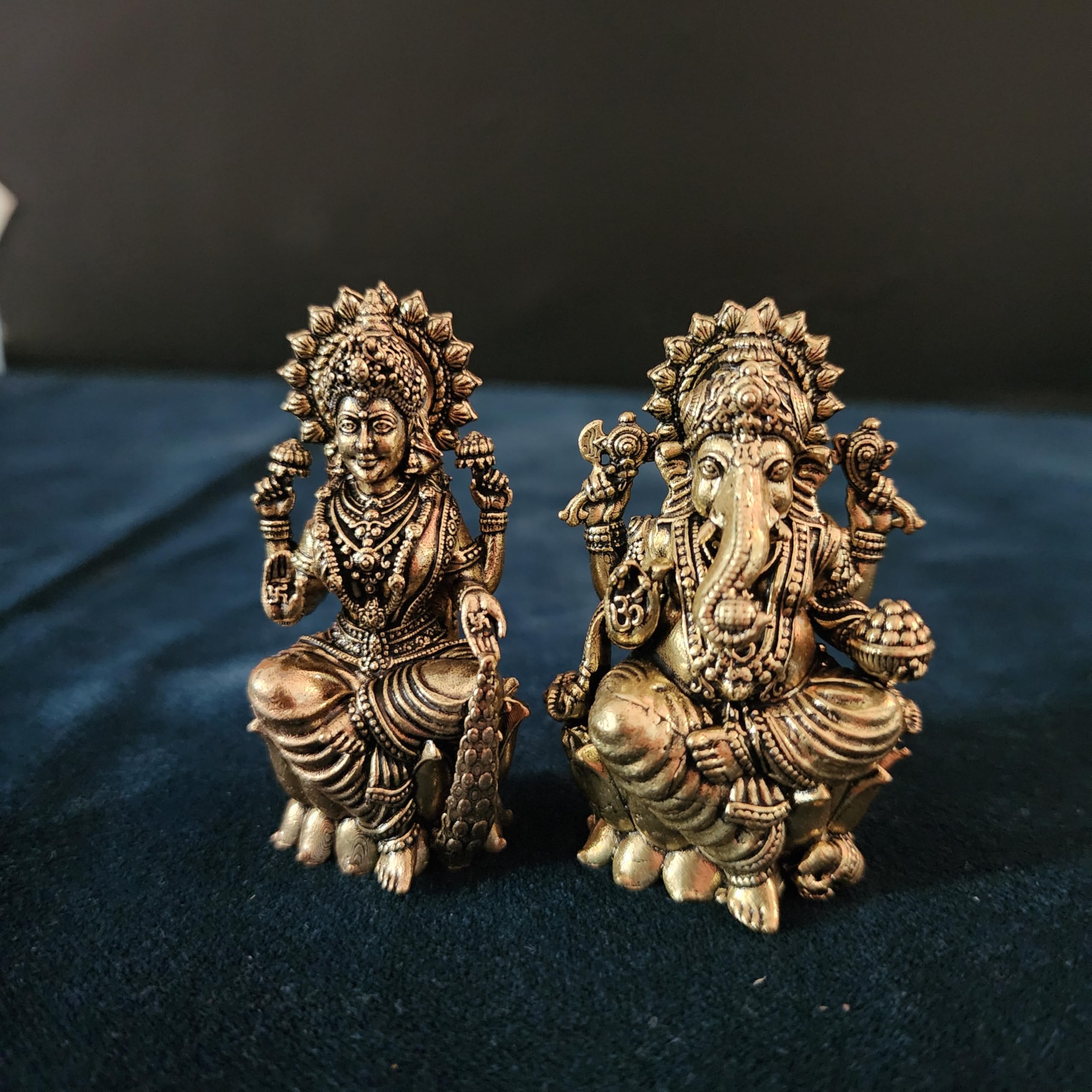 2.5 inch Laxmi Ganesh Saraswati Idol