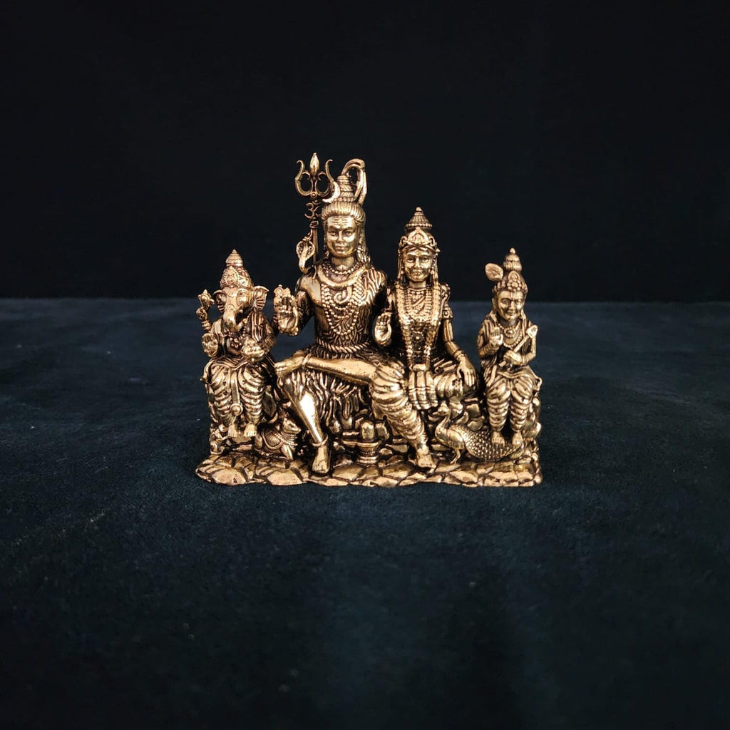 Premium Brass Shiv parivaar murti