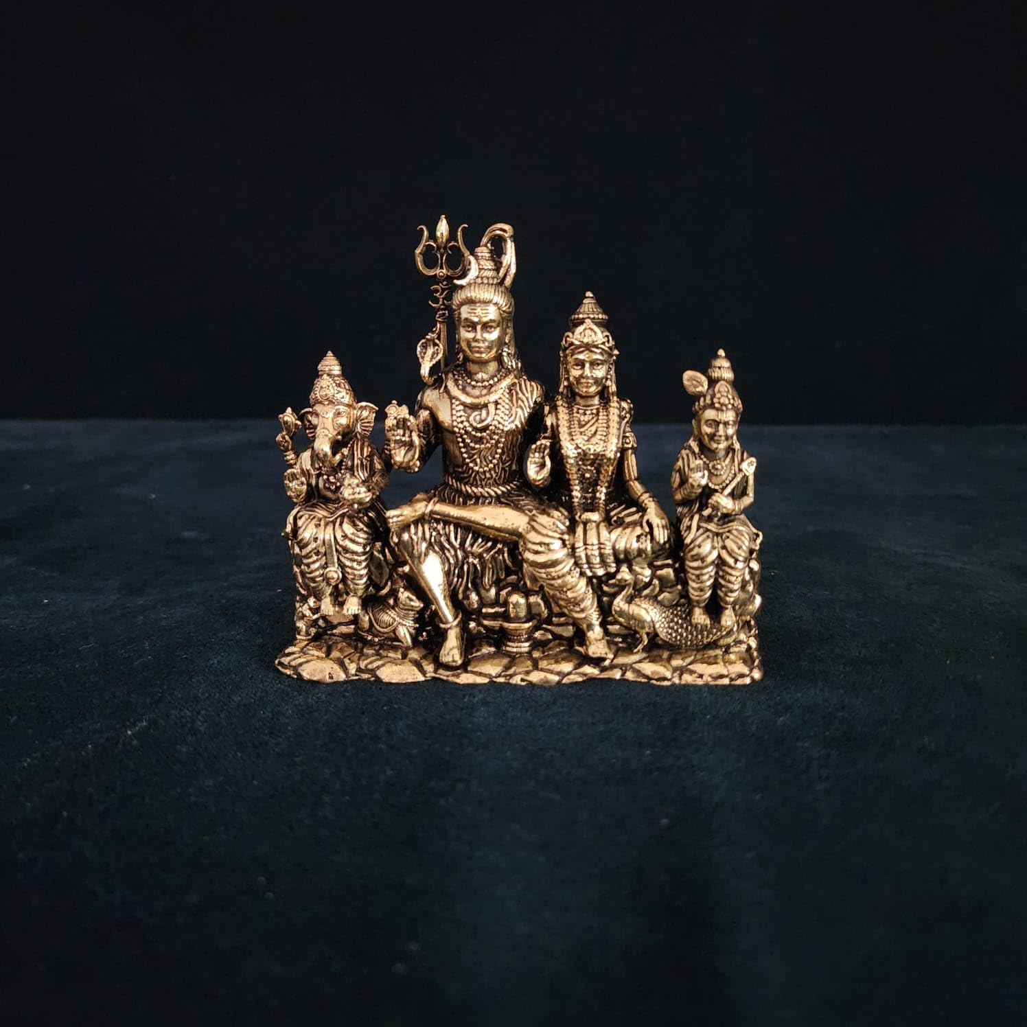 Premium Brass Shiv parivaar murti