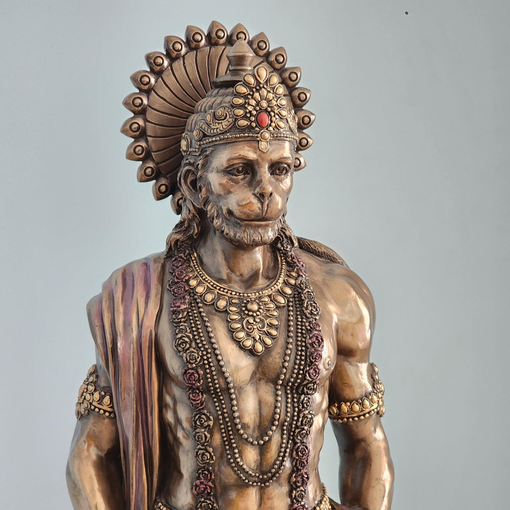  Bonded Bronze Cold Cast Bajrangbali Idol