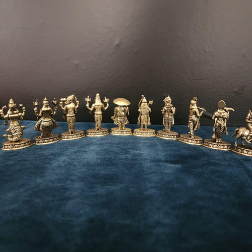  Premium Brass Lord Dashavatar of Lord Vishnu Handmade Statue