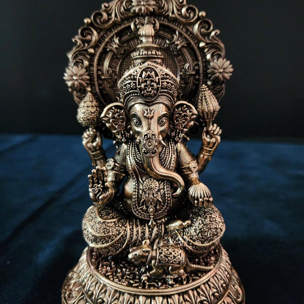 Lord Ganesha 5 Inch premium Brass Idol