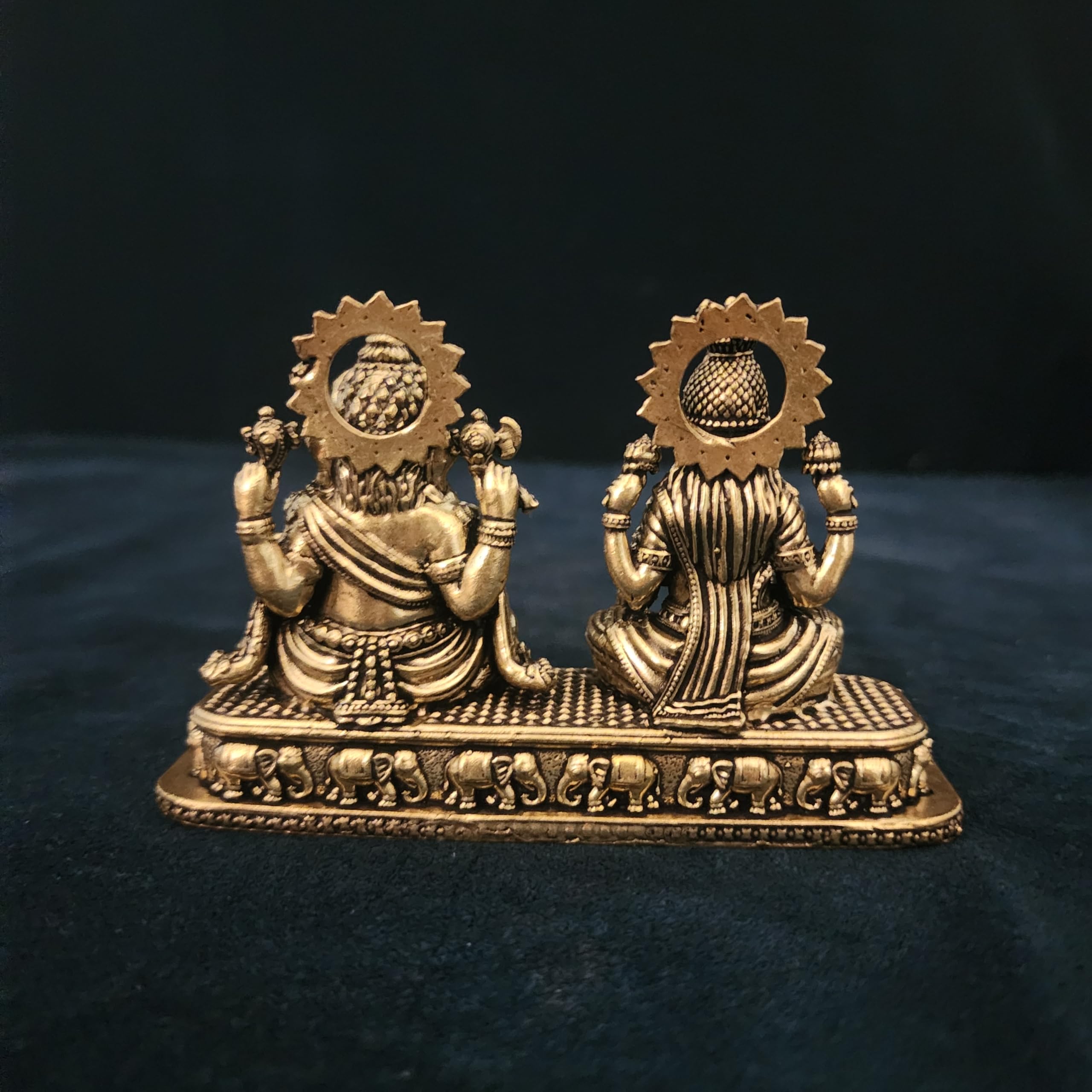 Small Divine Ganesh Laxmi JI WITH BASE STATUE
