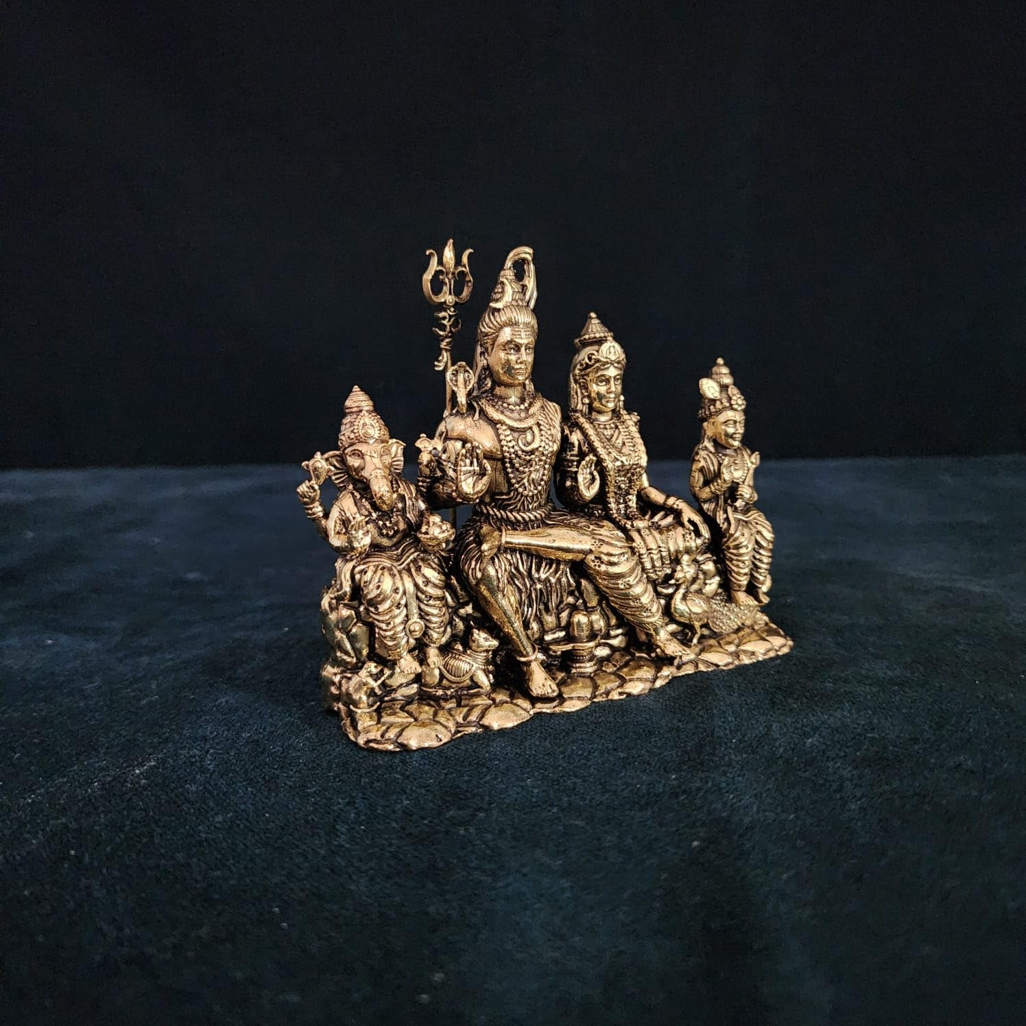 Premium Brass Shiv parivaar murti