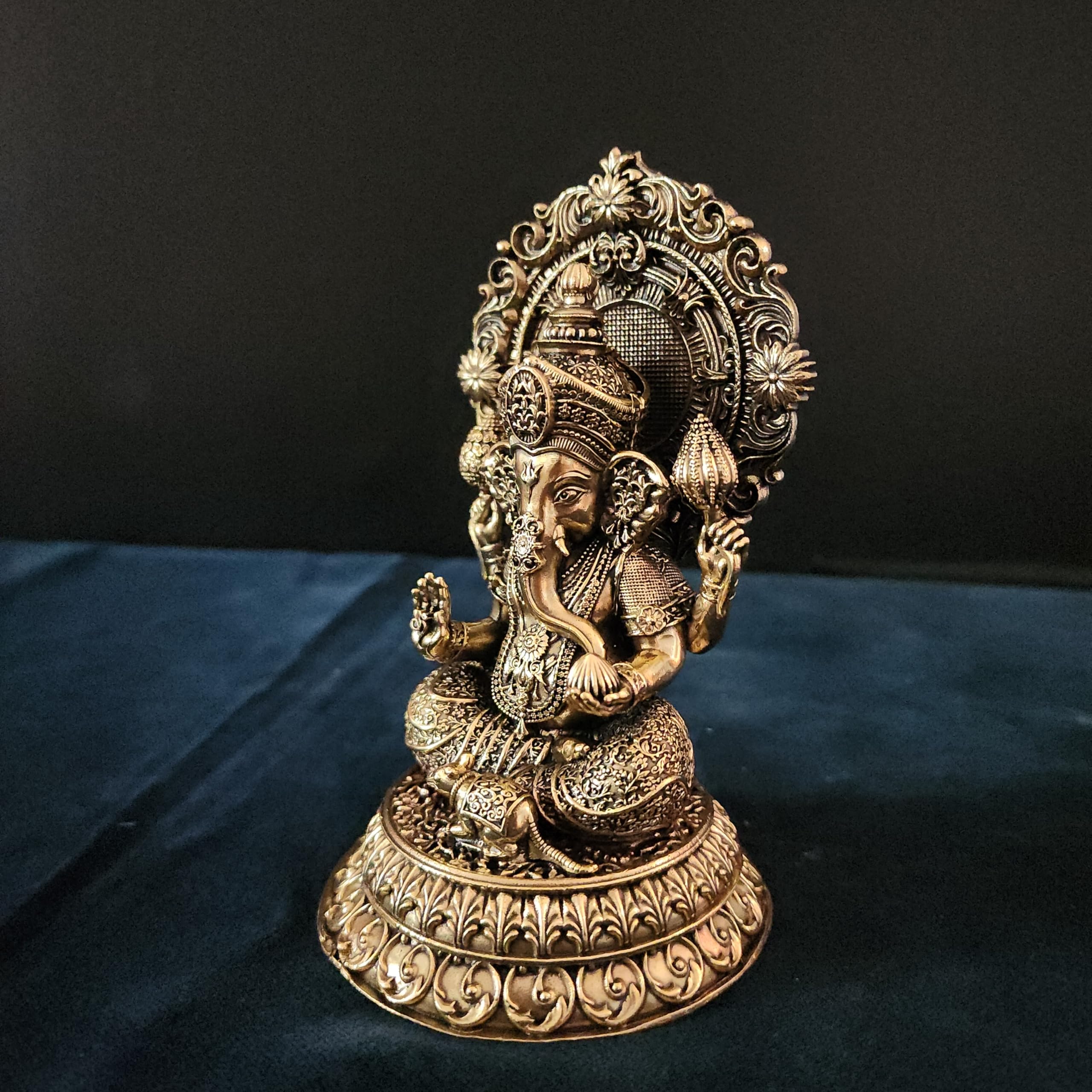 Lord Ganesha 5 Inch premium Brass Idol