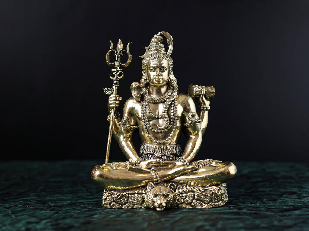 Premium Divine Shiva 2.5 inch / 3 / 4 / 6 / 7 Inch  inch Premium Brass
