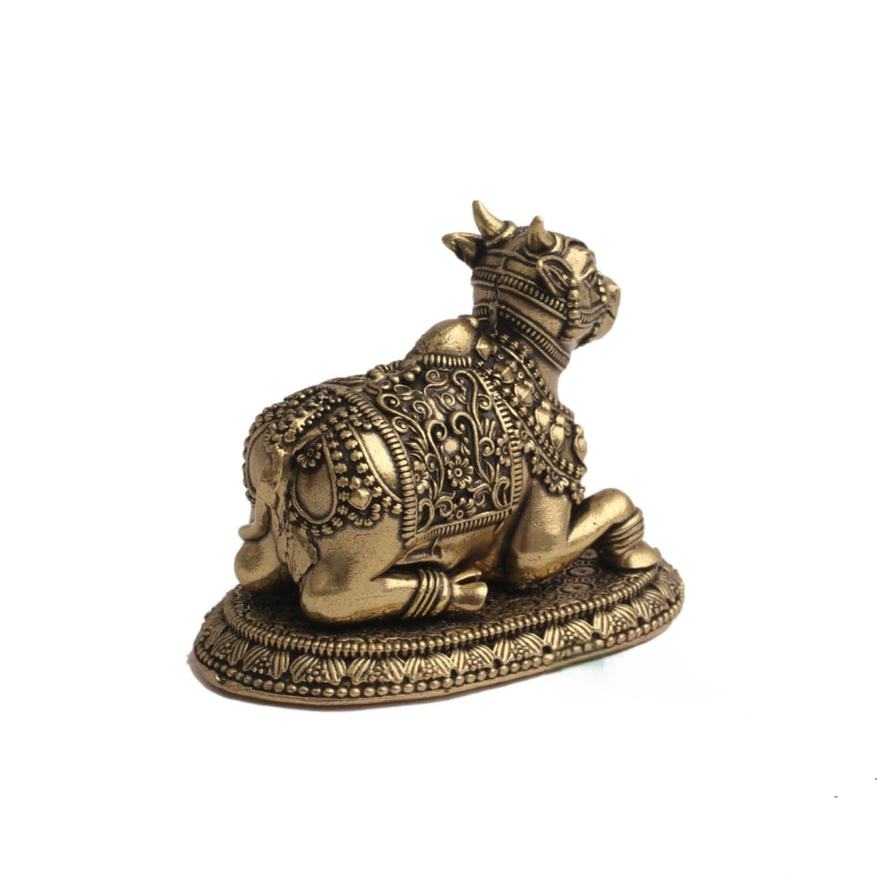 Nandi Statue Premium Brass 2 inch (70 gram)