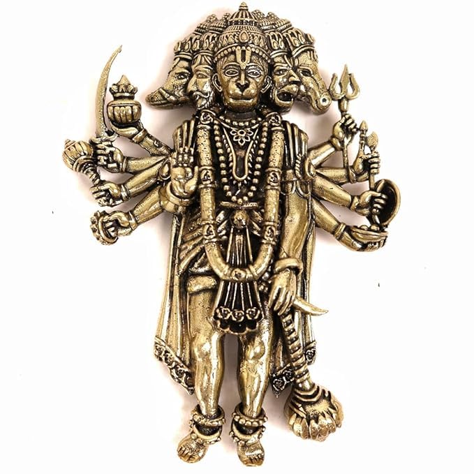 4 inch Panchmukhi Hanuman Ji wall or door hanging (100 Grams)