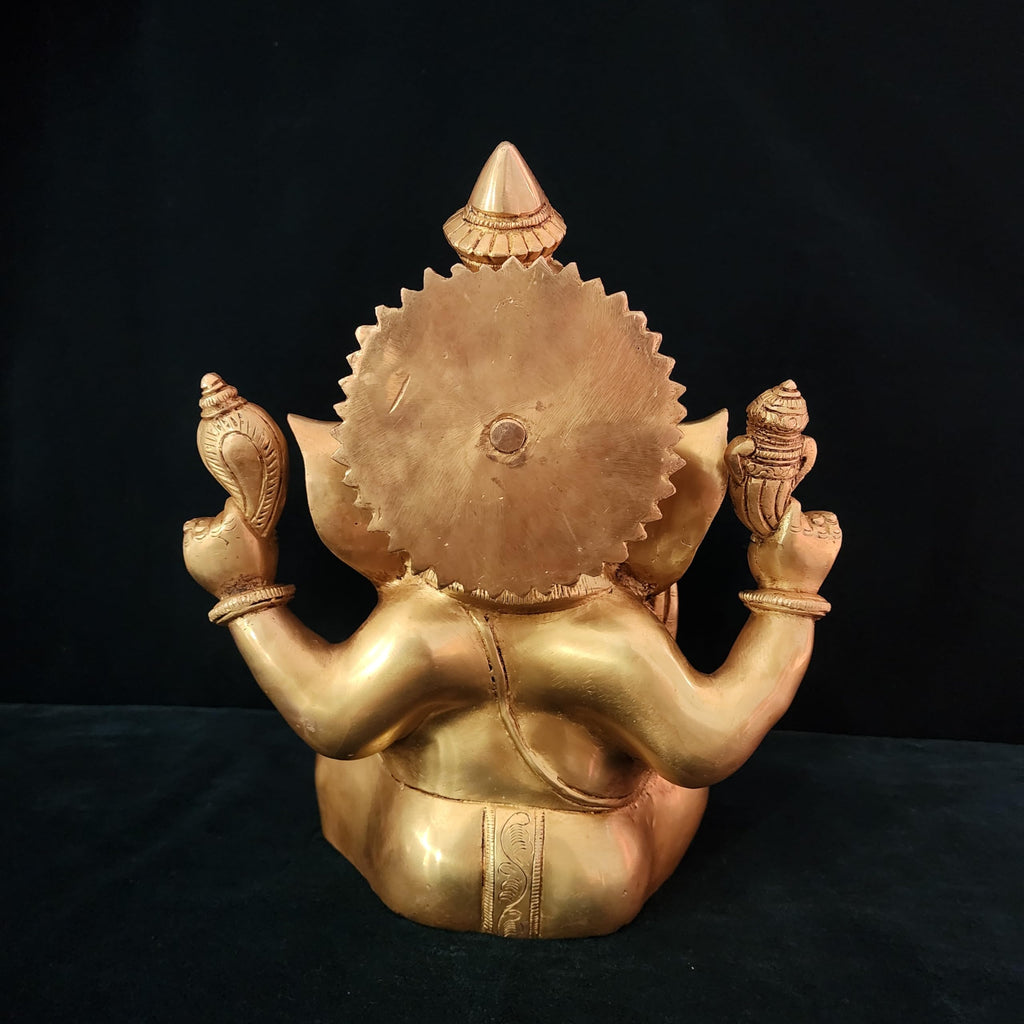 Ganesha 12 inch Brass statue