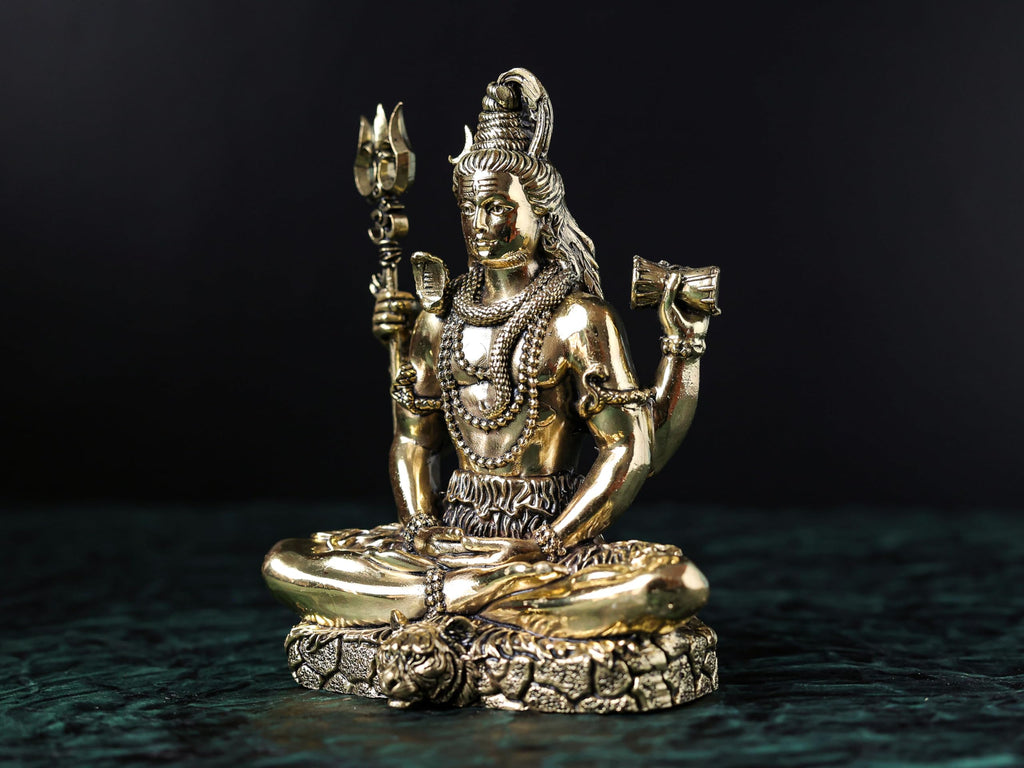 Premium Divine Shiva 2.5 inch / 3 / 4 / 6 / 7 Inch  inch Premium Brass