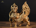 Kamdhenu Brass Statue Holy Mother Cow 14 cm (900 gram)