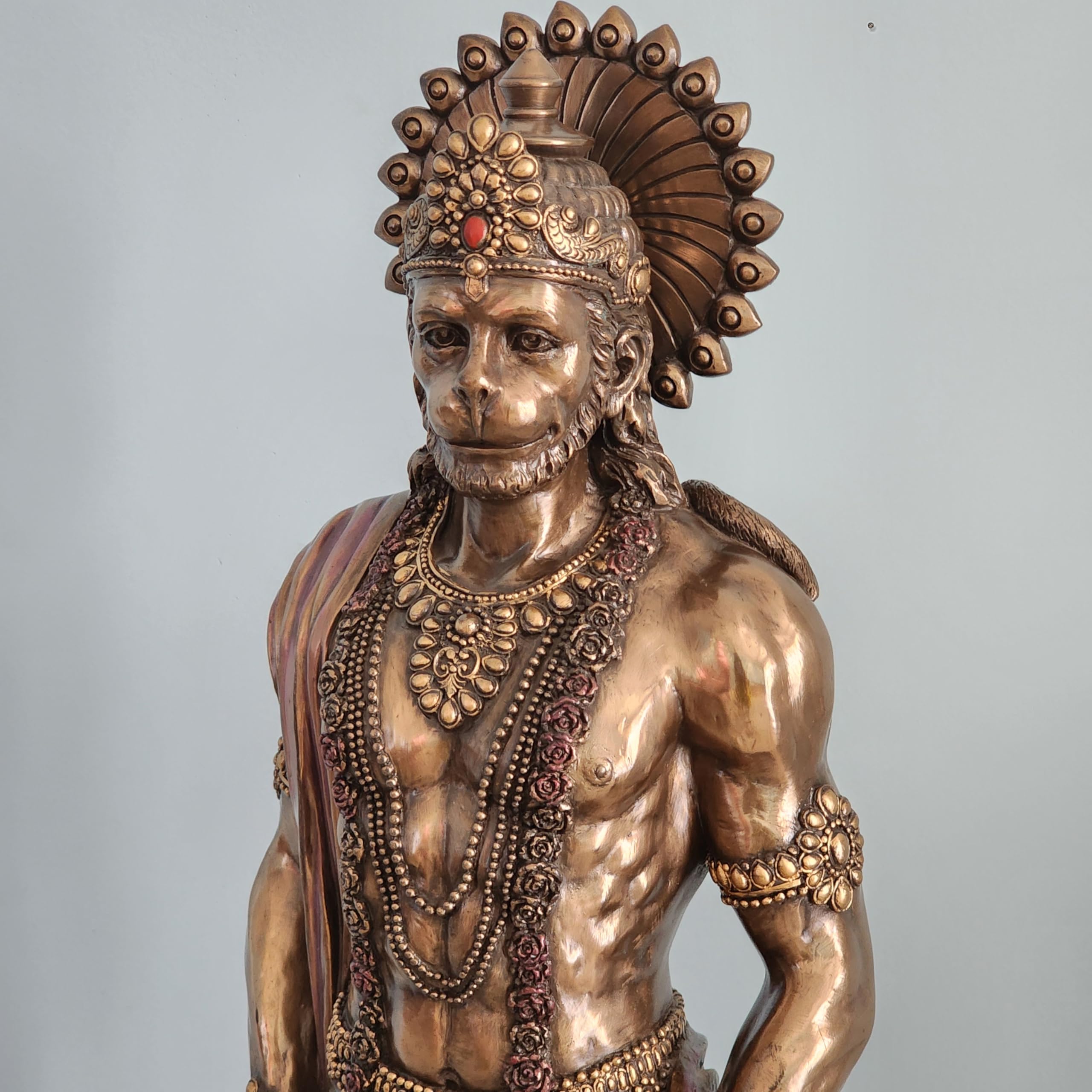  Bonded Bronze Cold Cast Bajrangbali Idol