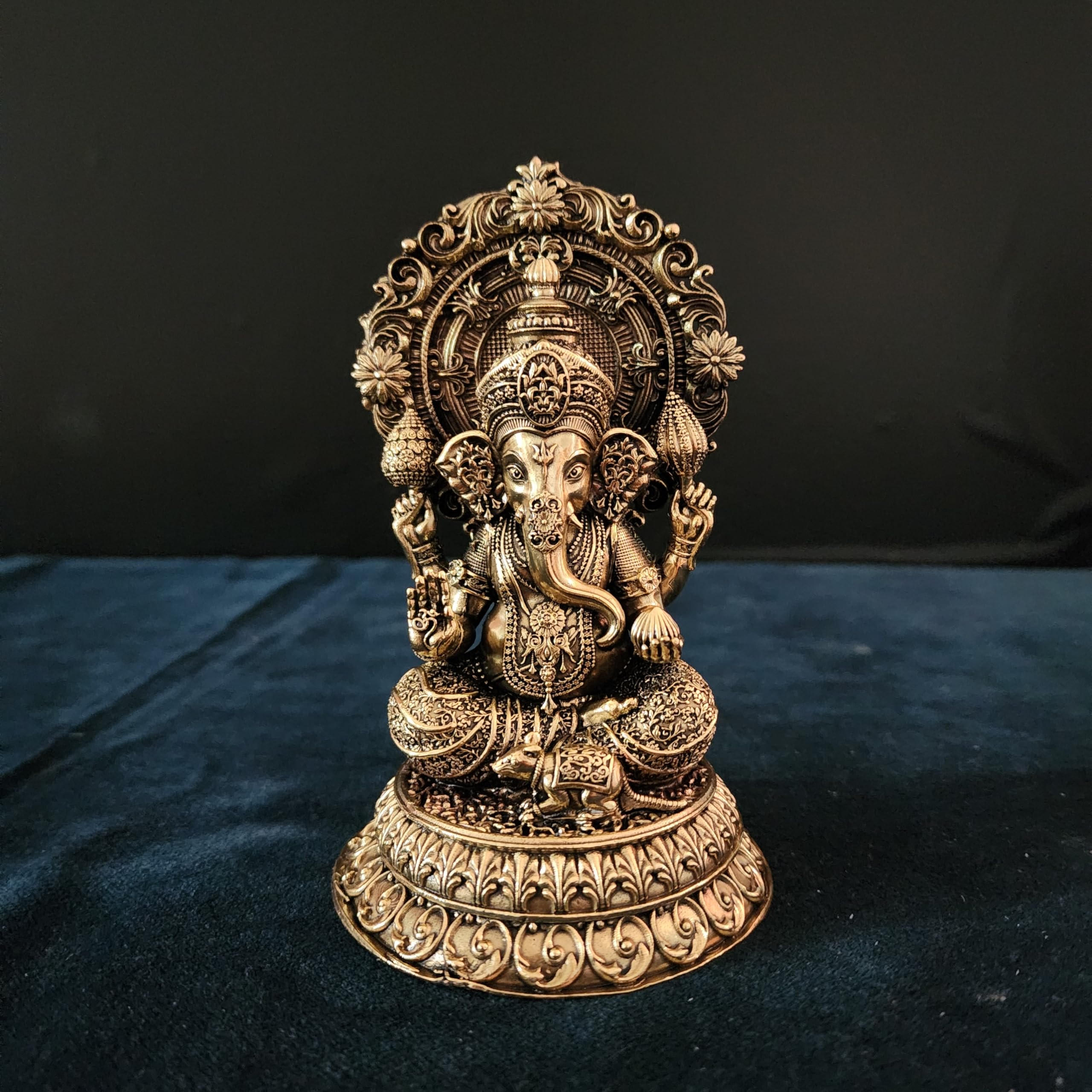 Lord Ganesha 5 Inch premium Brass Idol