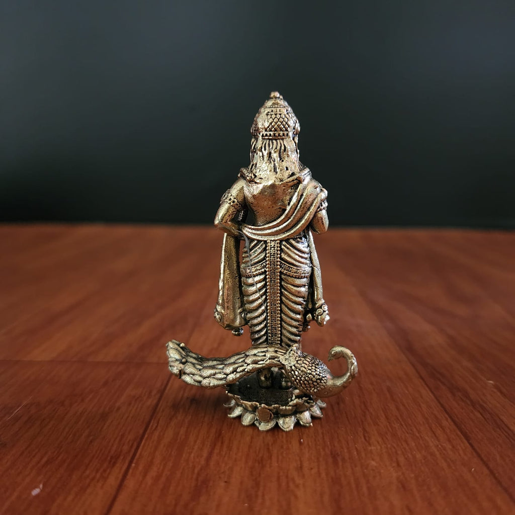 3 INCH MURAGAN STATUE PREMIUM BRASS FOR CAR DASHBOARD