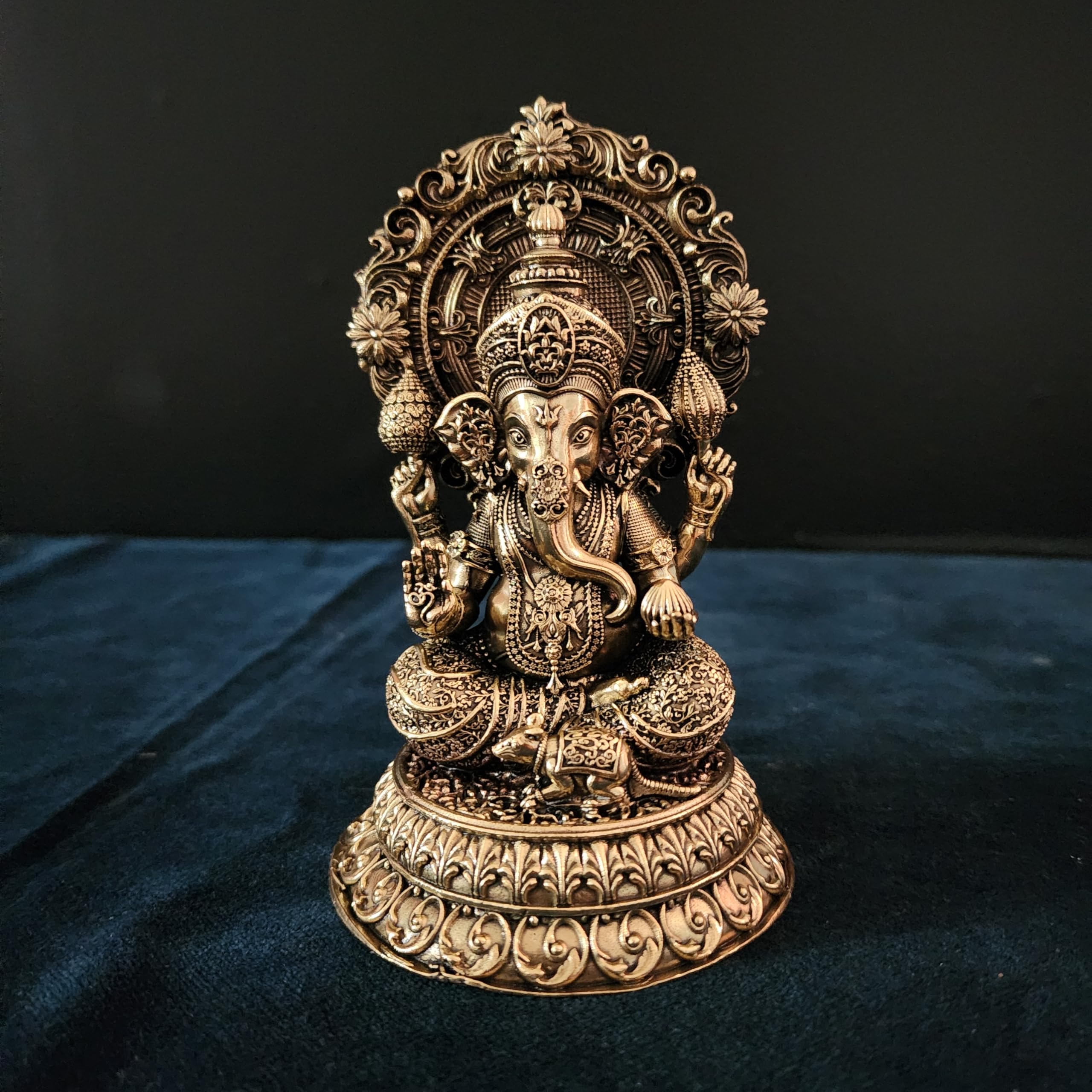 Lord Ganesha 5 Inch premium Brass Idol