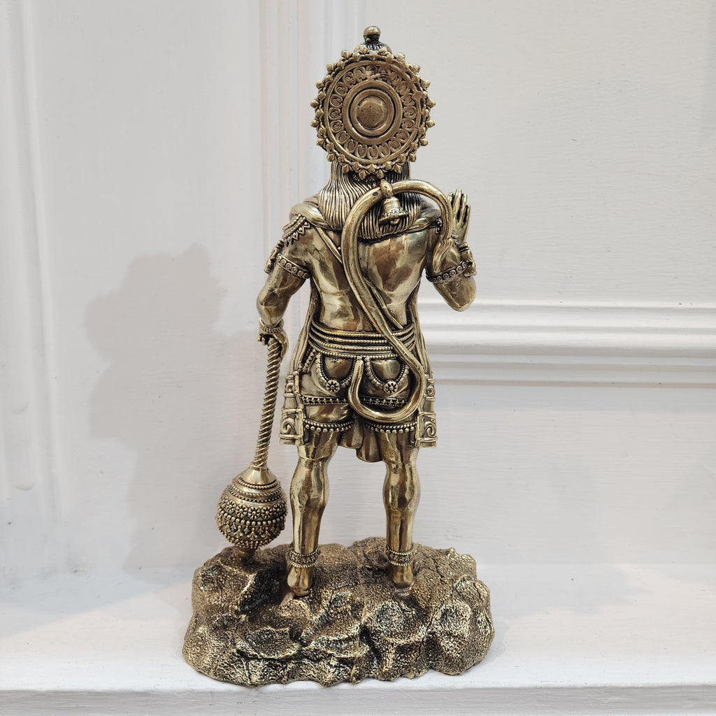 Premium Brass 12 inch Hanuman Ji Standing Statue