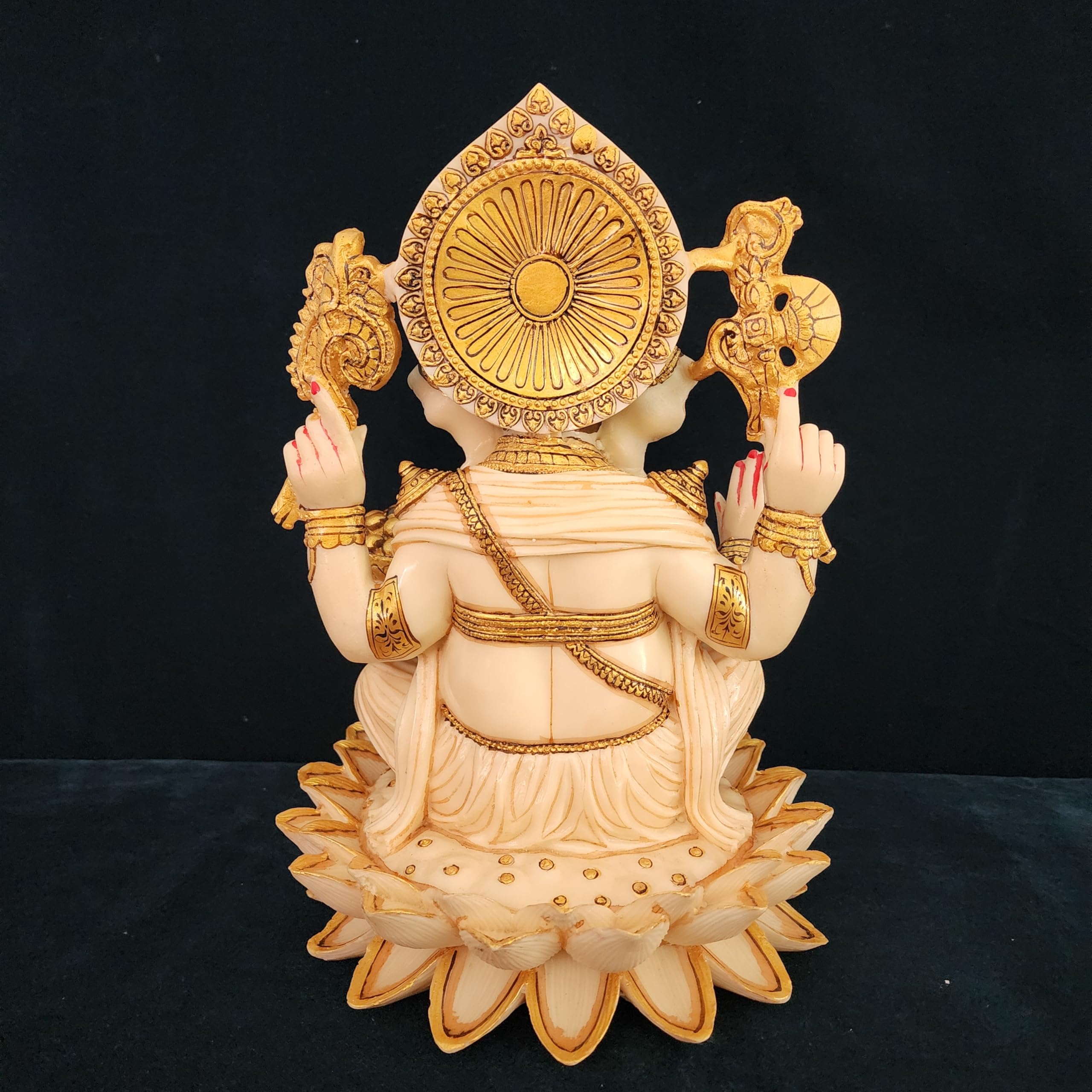  Culture Marble Hand Painted | Ganesha Idol for Puja